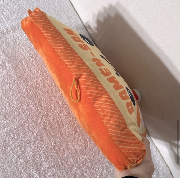 Fiesta Plush Orange Ramen San Noodle Soup Plush Stuffy Pillow - Picture 11 of 16